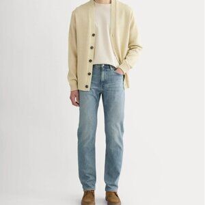 Everlane The Selvedge Straight Fit Jean - Men's, 31 Waist, Longbay (Blue)